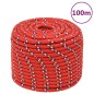 vidaXL Cuerda de barco polipropileno rojo 14 mm 100 m vidaXL Cuerda de barco polipropileno rojo 14 mm 100 m