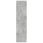 vidaXL Armario de madera contrachapada gris hormigón 90x52x200 cm vidaXL Armario de madera contrachapada gris hormigón 90x52x200 cm