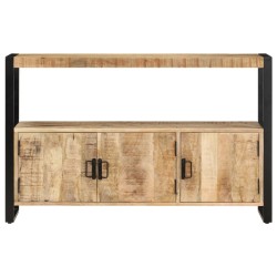 vidaXL Aparador madera maciza de mango 120x30x75 cm