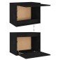 vidaXL Muebles para TV 5 piezas madera maciza de pino negro