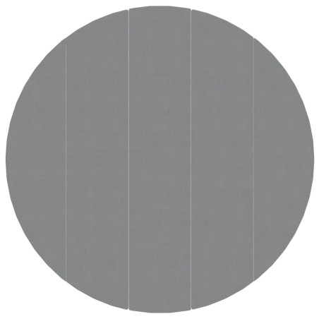 vidaXL Tapiz de suelo piscina geotextil de poliéster gris claro Ø550cm