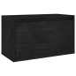 vidaXL Muebles para TV 5 piezas madera maciza de pino negro
