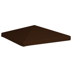 vidaXL Toldo de cenador marrón 310 g/m² 3x3 m 