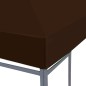 vidaXL Toldo de cenador marrón 310 g/m² 3x3 m vidaXL Toldo de cenador marrón 310 g/m² 3x3 m