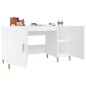vidaXL Escritorio de madera contrachapada blanco 140x50x75 cm vidaXL Escritorio de madera contrachapada blanco 140x50x75 cm