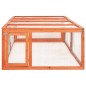 vidaXL Conejera de madera maciza de abeto 183x90x46,5 cm vidaXL Conejera de madera maciza de abeto 183x90x46,5 cm