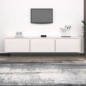 vidaXL Mueble de TV 3 piezas madera maciza de pino blanco vidaXL Mueble de TV 3 piezas madera maciza de pino blanco
