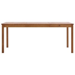 vidaXL Mesa de comedor de madera de pino marrón miel 180x90x73 cm