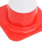vidaXL Conos de tráfico reflectantes 4 unidades rojo y blanco 50 cm vidaXL Conos de tráfico reflectantes 4 unidades rojo y blanco 50 cm