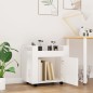 vidaXL Carrito de escritorio madera contrachapada blanco 60x45x60 cm vidaXL Carrito de escritorio madera contrachapada blanco 60x45x60 cm