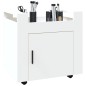 vidaXL Carrito de escritorio madera contrachapada blanco 60x45x60 cm vidaXL Carrito de escritorio madera contrachapada blanco 60x45x60 cm
