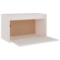 vidaXL Mueble de TV 3 piezas madera maciza de pino blanco vidaXL Mueble de TV 3 piezas madera maciza de pino blanco