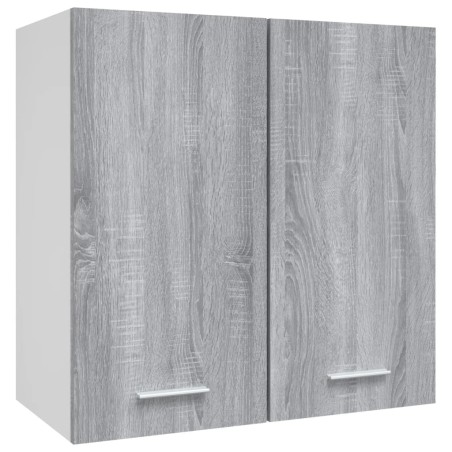 vidaXL Armario colgante madera ingeniería gris Sonoma 60x31x60 cm