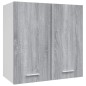 vidaXL Armario colgante madera ingeniería gris Sonoma 60x31x60 cm