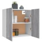 vidaXL Armario colgante madera ingeniería gris Sonoma 60x31x60 cm