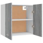 vidaXL Armario colgante madera ingeniería gris Sonoma 60x31x60 cm