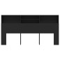vidaXL Mueble cabecero negro 200x19x103,5 cm vidaXL Mueble cabecero negro 200x19x103,5 cm