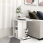 vidaXL Mesa auxiliar de madera contrachapada blanco 50x30x50 cm vidaXL Mesa auxiliar de madera contrachapada blanco 50x30x50 cm