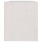 vidaXL Mueble de TV 3 piezas madera maciza de pino blanco vidaXL Mueble de TV 3 piezas madera maciza de pino blanco
