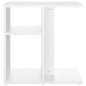 vidaXL Mesa auxiliar de madera contrachapada blanco 50x30x50 cm vidaXL Mesa auxiliar de madera contrachapada blanco 50x30x50 cm