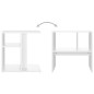 vidaXL Mesa auxiliar de madera contrachapada blanco 50x30x50 cm vidaXL Mesa auxiliar de madera contrachapada blanco 50x30x50 cm