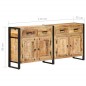 vidaXL Aparador de madera maciza de mango 172x35x80 cm vidaXL Aparador de madera maciza de mango 172x35x80 cm