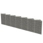 vidaXL Muro de gaviones de acero 450x30x100 cm vidaXL Muro de gaviones de acero 450x30x100 cm