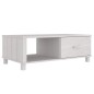 vidaXL Mesa de centro HAMAR madera maciza de pino blanco 100x55x35 cm vidaXL Mesa de centro HAMAR madera maciza de pino blanco 100x55x35 cm