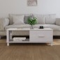 vidaXL Mesa de centro HAMAR madera maciza de pino blanco 100x55x35 cm vidaXL Mesa de centro HAMAR madera maciza de pino blanco 100x55x35 cm