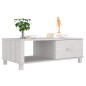 vidaXL Mesa de centro HAMAR madera maciza de pino blanco 100x55x35 cm vidaXL Mesa de centro HAMAR madera maciza de pino blanco 100x55x35 cm