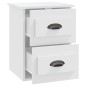 vidaXL Mesita de noche de pared blanca 41,5x36x53 cm vidaXL Mesita de noche de pared blanca 41,5x36x53 cm
