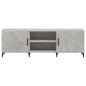 vidaXL Mueble de TV madera de ingeniería gris hormigón 150x30x50 cm