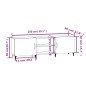 vidaXL Mueble de TV madera de ingeniería gris hormigón 150x30x50 cm