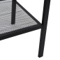 vidaXL Estantería escalera 4 niveles metal negro vidaXL Estantería escalera 4 niveles metal negro