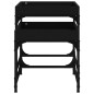 vidaXL Mesitas auxiliares 2 uds madera contrachapada negra vidaXL Mesitas auxiliares 2 uds madera contrachapada negra