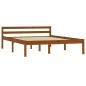 vidaXL Estructura de cama madera maciza pino marrón miel 140x200 cm vidaXL Estructura de cama madera maciza pino marrón miel 140x200 cm