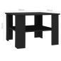 vidaXL Mesa de centro madera contrachapada negro 60x60x42 cm vidaXL Mesa de centro madera contrachapada negro 60x60x42 cm