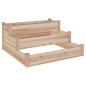 vidaXL Jardinera arriate madera maciza abeto 120x120x56 cm vidaXL Jardinera arriate madera maciza abeto 120x120x56 cm