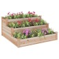 vidaXL Jardinera arriate madera maciza abeto 120x120x56 cm vidaXL Jardinera arriate madera maciza abeto 120x120x56 cm