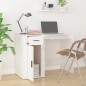vidaXL Escritorio madera contrachapada blanco brillante 100x49x75 cm vidaXL Escritorio madera contrachapada blanco brillante 100x49x75 cm