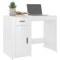 vidaXL Escritorio madera contrachapada blanco brillante 100x49x75 cm vidaXL Escritorio madera contrachapada blanco brillante 100x49x75 cm
