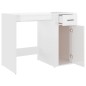 vidaXL Escritorio madera contrachapada blanco brillante 100x49x75 cm vidaXL Escritorio madera contrachapada blanco brillante 100x49x75 cm