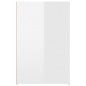 vidaXL Escritorio madera contrachapada blanco brillante 100x49x75 cm vidaXL Escritorio madera contrachapada blanco brillante 100x49x75 cm