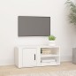 vidaXL Mueble para TV madera contrachapada blanco 80x31,5x36 cm
