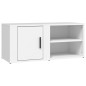 vidaXL Mueble para TV madera contrachapada blanco 80x31,5x36 cm