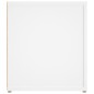 vidaXL Mueble para TV madera contrachapada blanco 80x31,5x36 cm