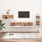 vidaXL Muebles para TV 4 piezas madera maciza de pino blanco vidaXL Muebles para TV 4 piezas madera maciza de pino blanco