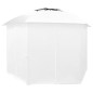 vidaXL Marquesina de jardín con cortinas blanca 360x312x265cm 180 g/m² vidaXL Marquesina de jardín con cortinas blanca 360x312x265cm 180 g/m²