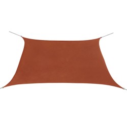 vidaXL Toldo de vela cuadrado de tela Oxford 2x2 m terracotta