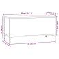 vidaXL Mesa de centro madera contrachapada blanco brillo 90x44,5x45 cm vidaXL Mesa de centro madera contrachapada blanco brillo 90x44,5x45 cm